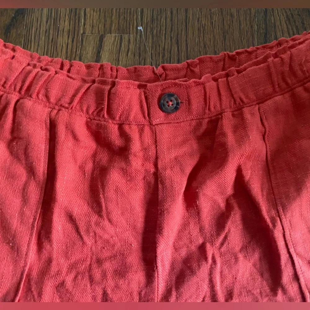 Sienna Sky Elastic Cuff Summer‎ Shorts, Women's Size Large, Coral Pink Color NEW